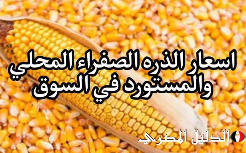 ‘‘ البرازيلية والمحلية ‘‘ سعر طن الذرة الصفراء والبيضاء اليوم الأربعاء 6 / 3 / 2024 لأسواق العلف