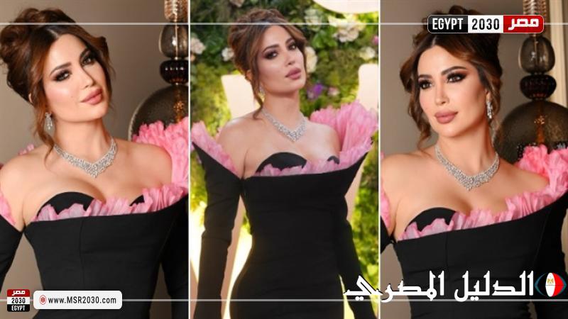 بفستان مكشوف.. نسرين طافش تتألق في حفل توزيع جوائز Joy Awards بالرياض