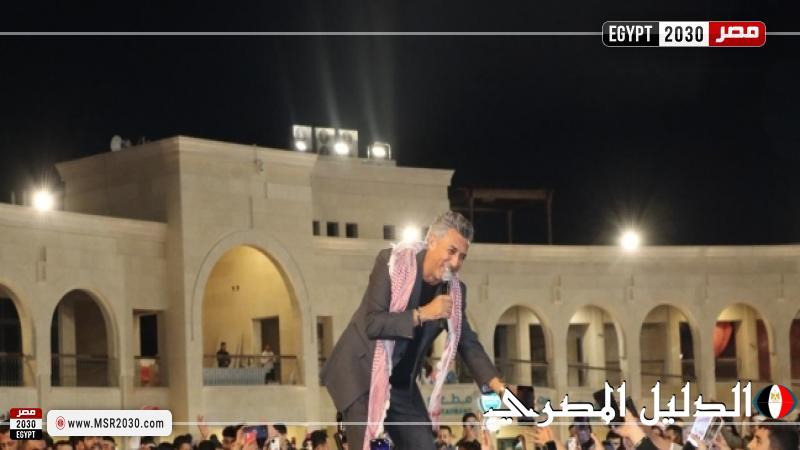 عمر العبداللات يتألق في حفل مهرجان أمواج العقبة بالأردن