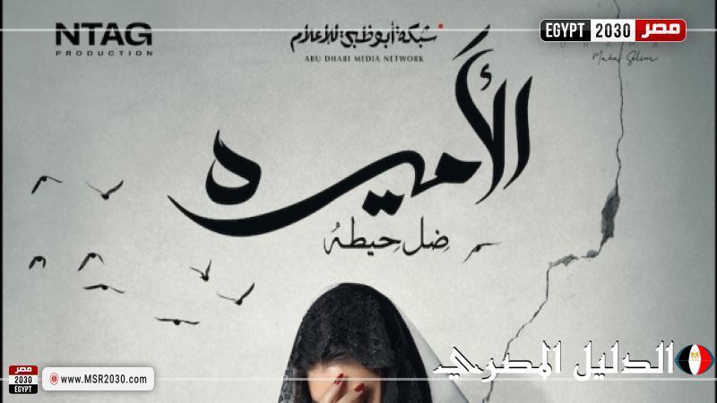 بفستان أسود. تداول بوستر مسلسل ”الأميرة – ضل حيطة” لياسمين صبري